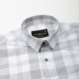 Magnus White Check Cotton Shirt - John Ellies