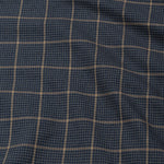 Magnus Navy Blue Check Cotton Shirt - John Ellies