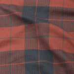 Magnus Orange Check Cotton Shirt - John Ellies