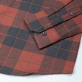 Magnus Orange Check Cotton Shirt - John Ellies