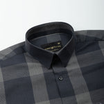 Magnus Grey Check Cotton Shirt - John Ellies
