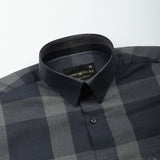 Magnus Grey Check Cotton Shirt - John Ellies
