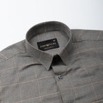 Magnus Black Houndstooth Check Cotton Shirt - John Ellies