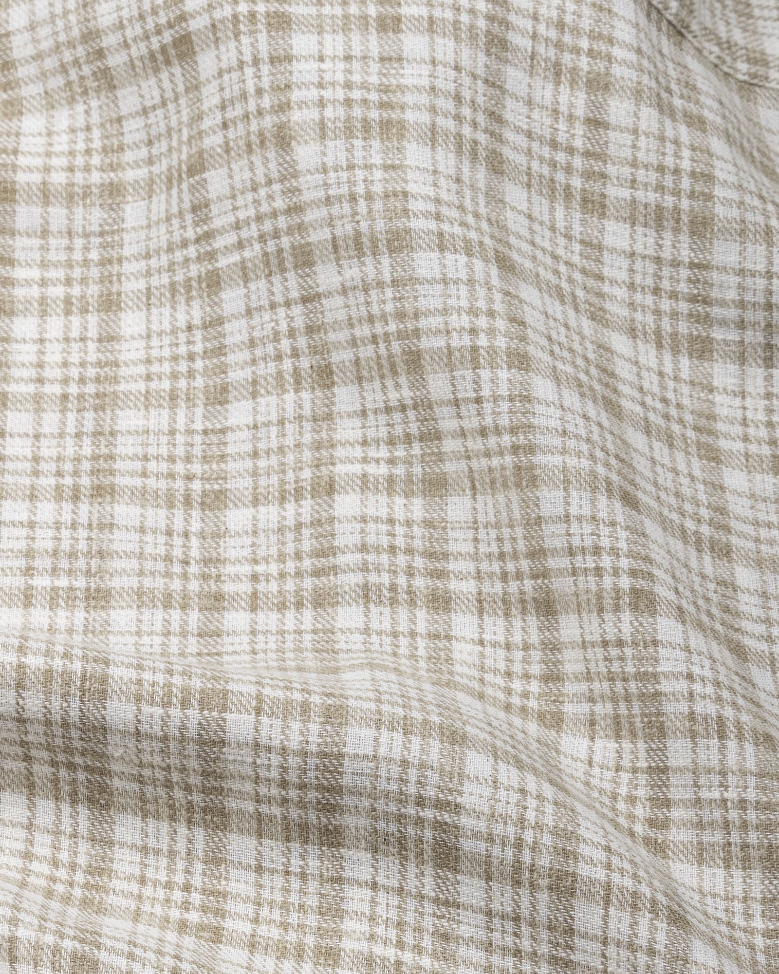 Magnus Brown Houndstooth Check Cotton Shirt - John Ellies