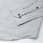 Magnus Silver Houndstooth Cotton Shirt - John Ellies