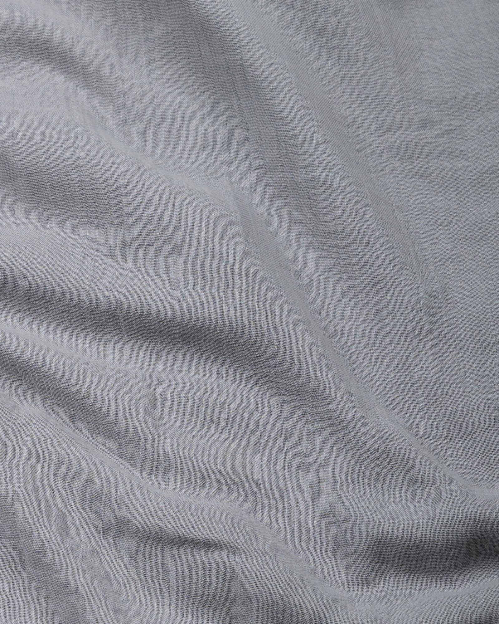 Elixur Grey Plain Linen Shirt - John Ellies