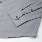 Elixur Grey Plain Linen Shirt - John Ellies