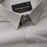Elixur Tan Plain Cotton Shirt - John Ellies