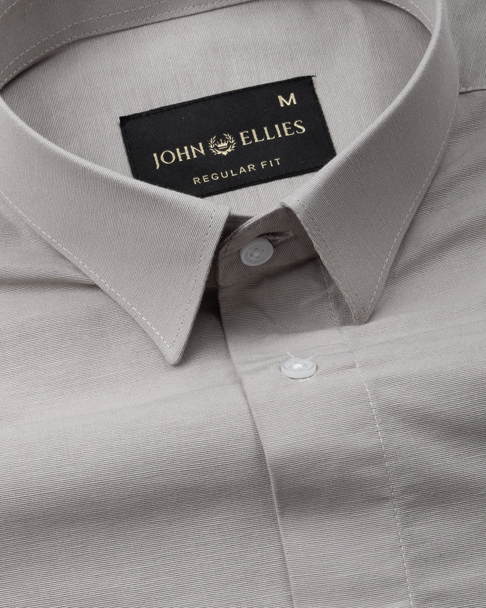 Elixur Tan Plain Cotton Shirt - John Ellies