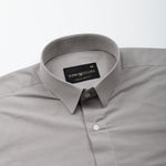 Elixur Tan Plain Cotton Shirt - John Ellies