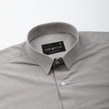 Elixur Tan Plain Cotton Shirt - John Ellies
