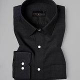 Black Luxurious Linen Shirt