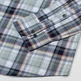 Xyric Green Check Linen Shirt - John Ellies