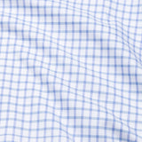 Celia Sky Blue Check Cotton Shirt