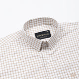 Celia Brown Check Cotton Shirt