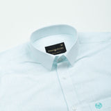 Maren Cyan Stripe Linen Shirt