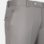 Beans Platinum Stripe Formal Cotton Pant - John Ellies