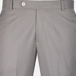Beans Platinum Stripe Formal Cotton Pant - John Ellies