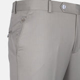 Beans Platinum Stripe Formal Cotton Pant