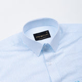 Maren Blue Stripe Linen Shirt