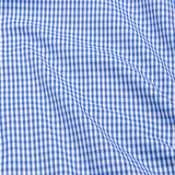 Oberon Blue Check Button Down Cotton Shirt