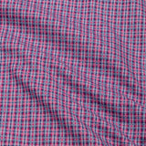 Oberon Red Check Button Down Cotton Shirt