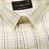 Maren Yellow Check Cotton Shirt