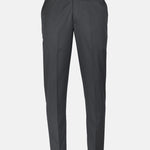 Beans Dim Grey Stripe Formal Cotton Pant - John Ellies