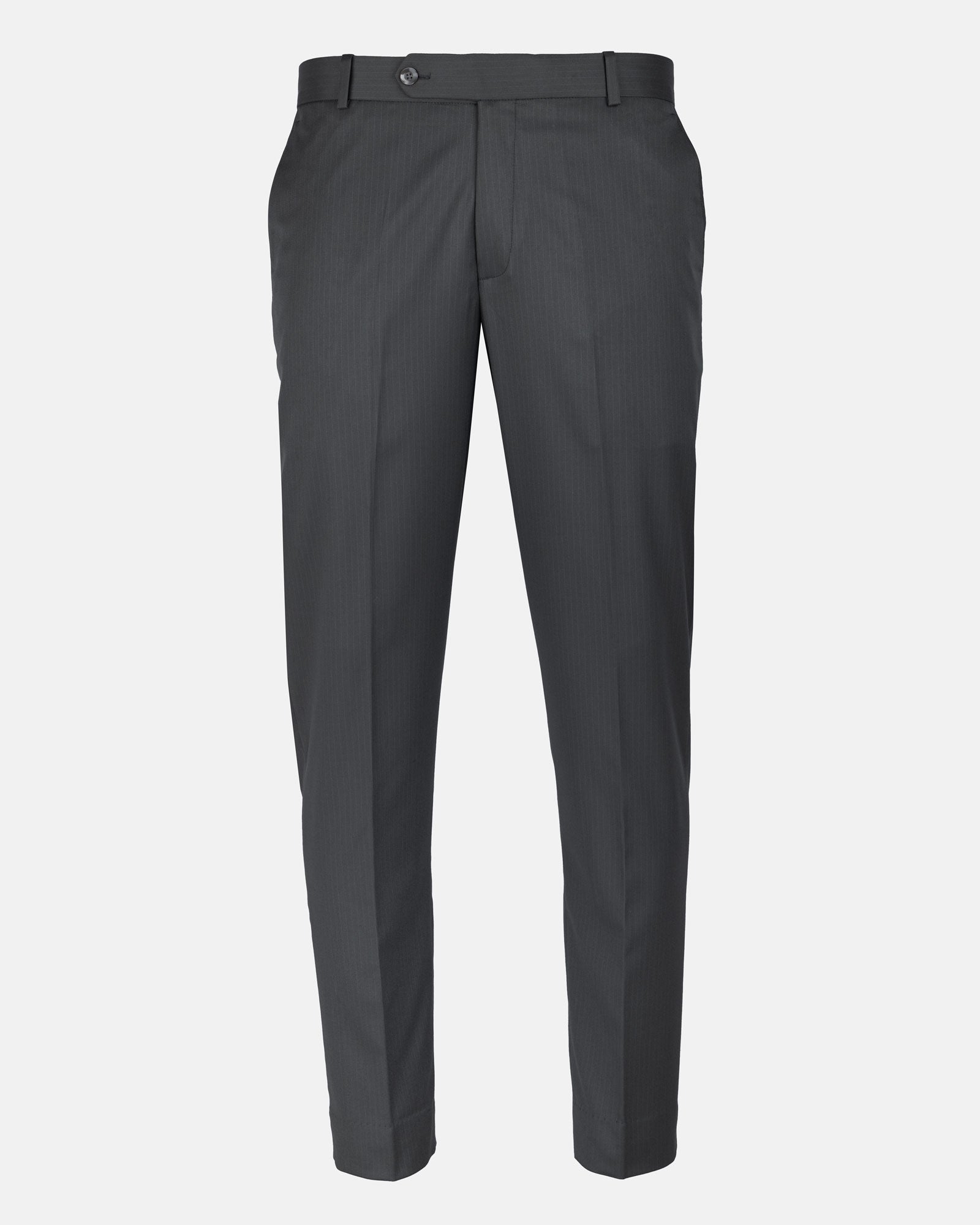 Beans Dim Grey Stripe Formal Cotton Pant - John Ellies