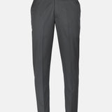 Beans Dim Grey Stripe Formal Cotton Pant