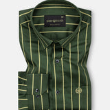 Esme Green Stripe Cotton Shirt
