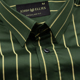 Esme Green Stripe Cotton Shirt