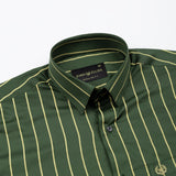 Esme Green Stripe Cotton Shirt