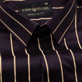 Esme Purple Stripe Cotton Shirt