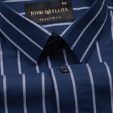 Esme Blue Stripe Cotton Shirt