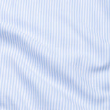 Maren Powder Blue Stripe Oxford Cotton Shirt