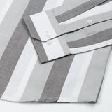 Maren Brown Stripe Oxford Cotton Shirt