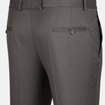 Beans Olive Grey Stripe Formal Cotton Pant - John Ellies