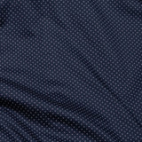 Iearus Navy Blue With Dots Cotton Printed Shirt