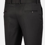 Beans Onyx Grey Stripe Formal Cotton Pant - John Ellies
