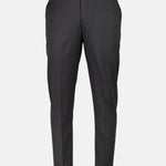 Beans Onyx Grey Stripe Formal Cotton Pant - John Ellies