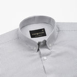 Serac Black Stripe Button Down Cotton Shirt - John Ellies