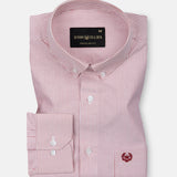 Serac Red Stripe Button Down Cotton Shirt - John Ellies