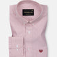 Serac Red Stripe Button Down Cotton Shirt - John Ellies