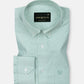 Serac Green Stripe Button Down Cotton Shirt - John Ellies