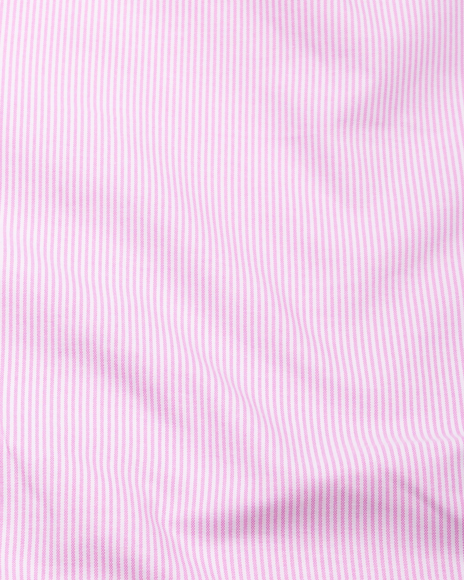 Serac Pink Stripe Button Down Cotton Shirt - John Ellies