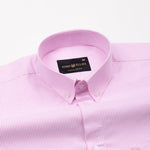 Serac Pink Stripe Button Down Cotton Shirt - John Ellies