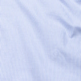 Serac Blue Stripe Button Down Cotton Shirt - John Ellies