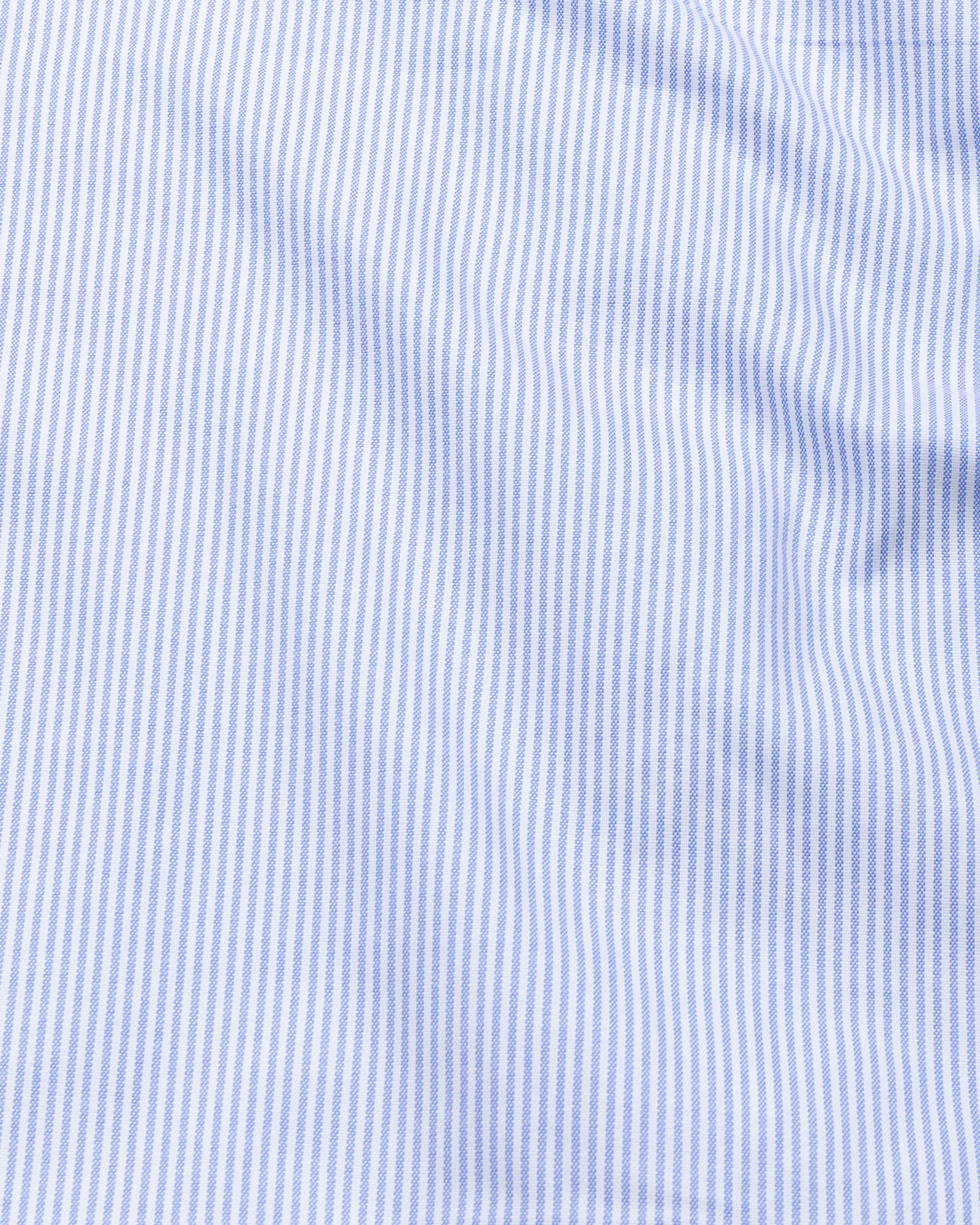 Serac Blue Stripe Button Down Cotton Shirt - John Ellies