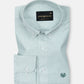 Serac Olive Stripe Button Down Cotton Shirt - John Ellies